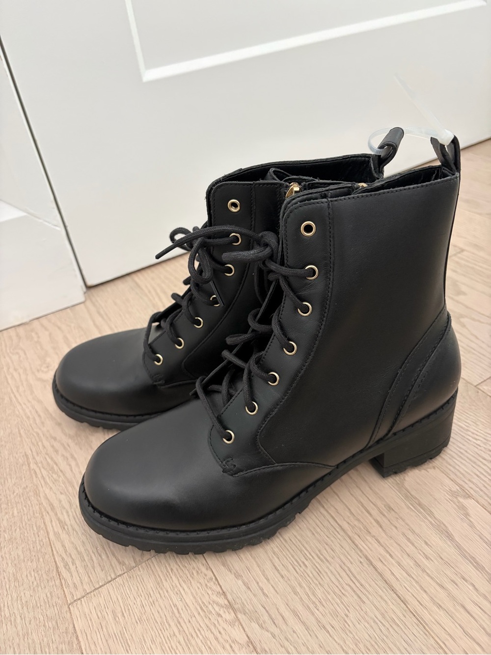 Cole Haan Camea combat boots